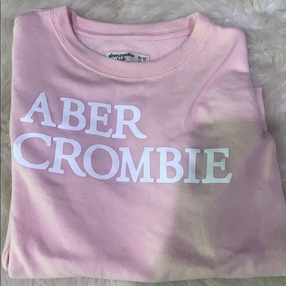 Pink Abercrombie kids long sleeve.